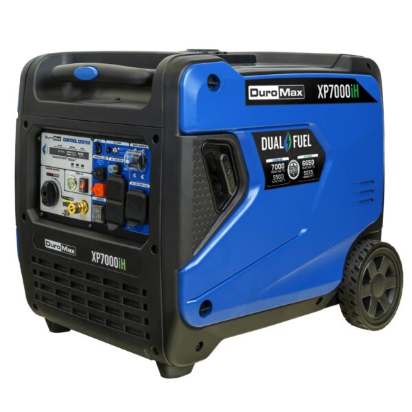 Duromax | 7,000-Watt Portable Dual Fuel Inverter Generator | XP7000iH Portable Generator