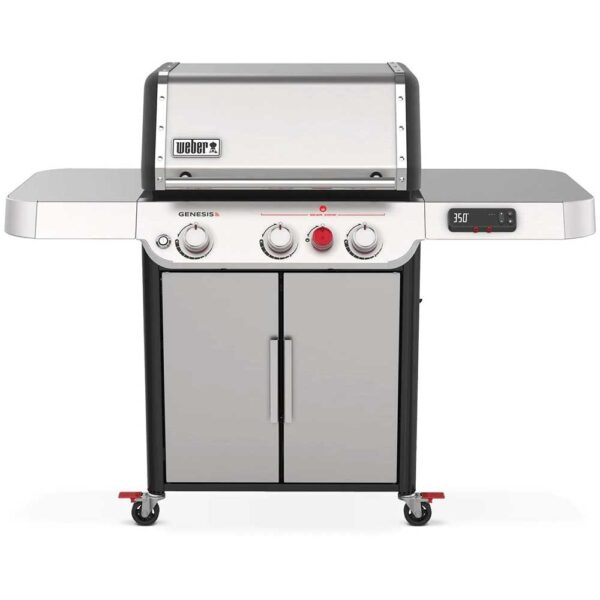 Weber Grills Genesis SX-325s Natural Gas Smart Grill with Sear Burner – Stainless Steel
